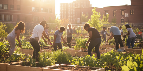 Community Garden Opening